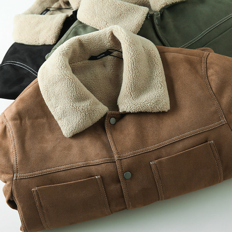 Men's Light Wear Vintage Suede Jacket