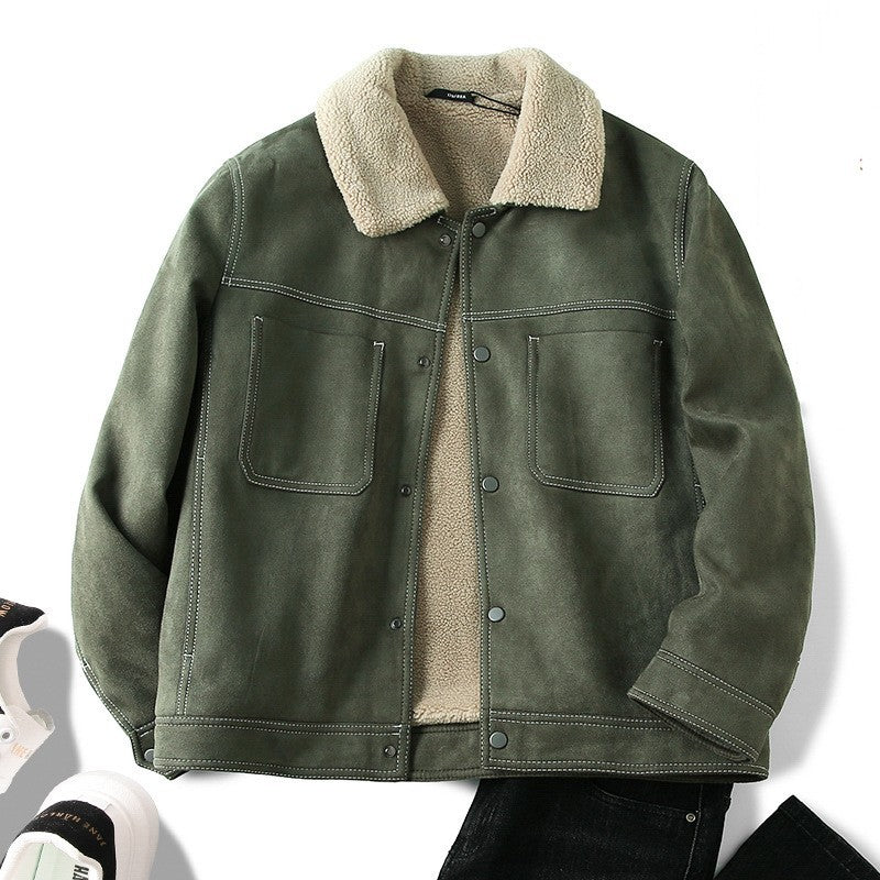 Men's Light Wear Vintage Suede Jacket