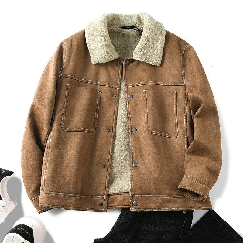 Men's Light Wear Vintage Suede Jacket