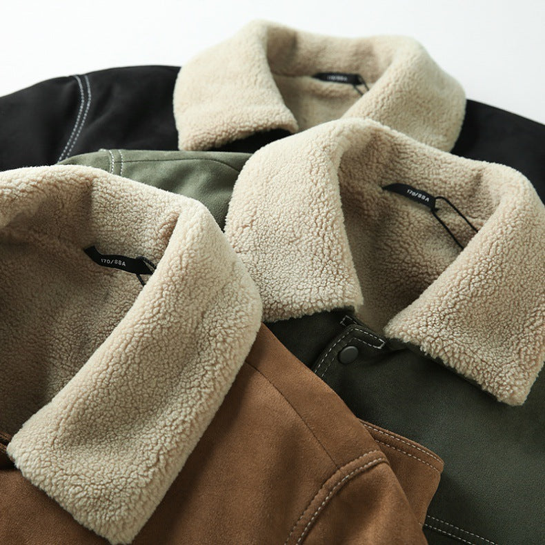 Men's Light Wear Vintage Suede Jacket